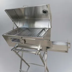 Horno de Carbón Modelo 5 Inox