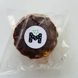 Galleta de arroz con cobertura de chocolate