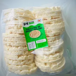 Galletas naturales de arroz inflado