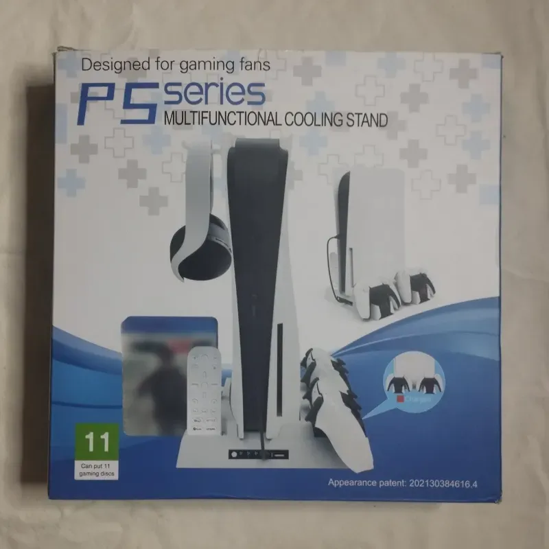 🌬Base de Carga Dual Multifuncional con Enfriamiento para PS5/PS5 digital
