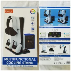 🕹🌬Base multifuncional de refrigeración para PS5 Slim🆕📦