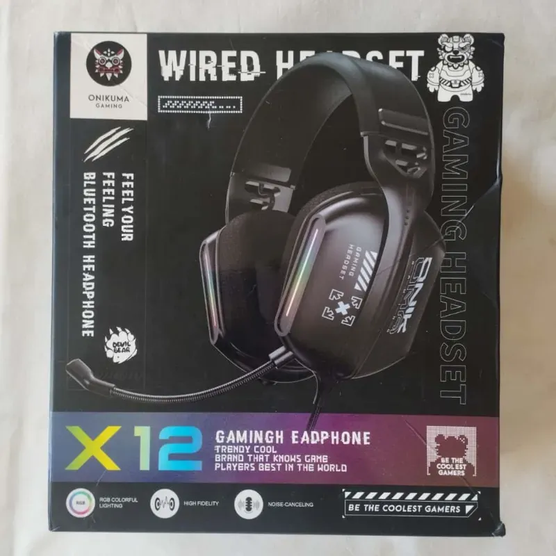 Cascos ONIKUMA GAMING🐲 X12