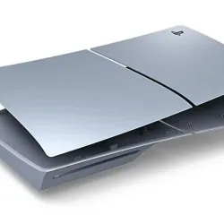 💎Cubierta de la consola PS5 Slim: Color plateado