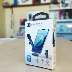 🎤Micrófono de solapa con clip inalámbrico dual K8