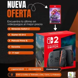 🔥🎮 ¡MEGA COMBO NINTENDO SWITCH 2 DISPONIBLE! 🎮🔥