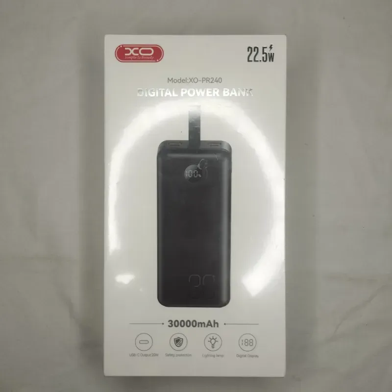 ⚡Power Bank Digital de gran capacidad 30 000 mAh 