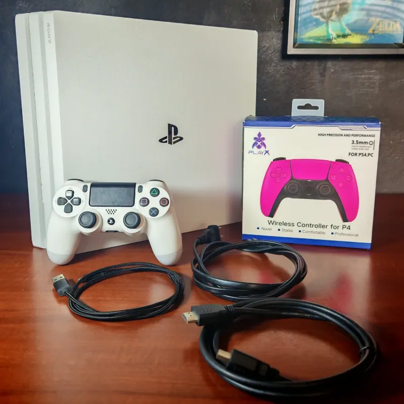 🤍 PS4 Pro Glacier White (Blanca) pirateada