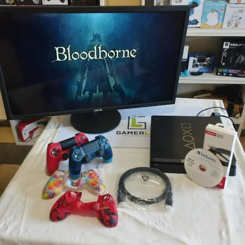 🔵PS4 Slim pirateada edición especial 🎨Days of Play (📈versión 12.03)