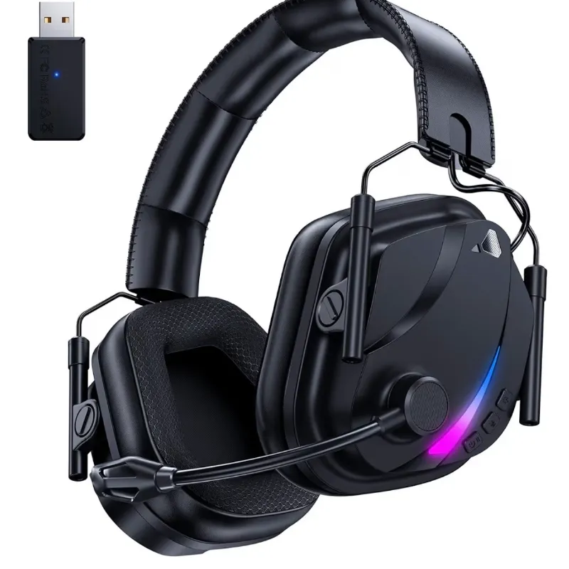 Audífonos Gaming inalámbricos VakedyHW12 negros