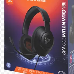 Audífonos JBL Quantum 100M2 con cable para juegos, micrófono desmontable