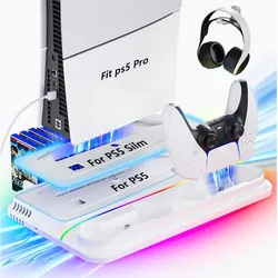 Base RGB de enfriamiento y carga para todos los modelos de ps5