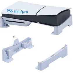 Soporte horizontal para PS5 Pro, base duradera para PS5 Slim/Pro, diseño que ahorra espacio con aspecto seguro y elegante