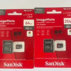 Targeta de memoria SD SanDisk de 256 gb