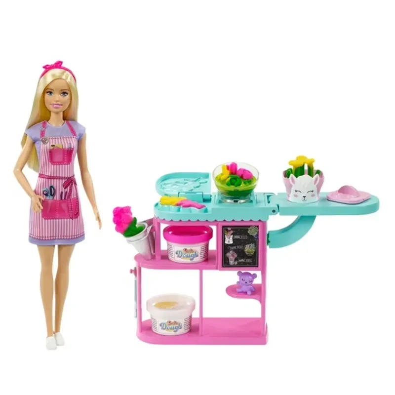🌸 Barbie Floristería – Muñeca con Estación de Flores 💐✨