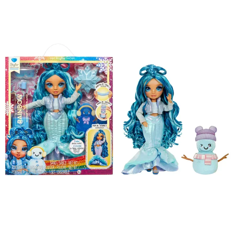 ❄️ Muñeca de Moda Azul ✨👗