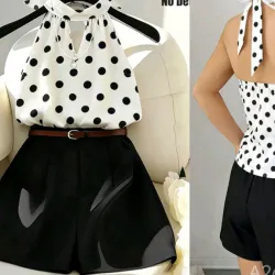 Conjunto short y blusa