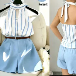 Conjunto short y blusa
