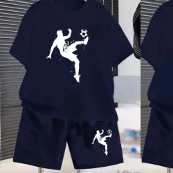 Conjunto short y pulover niño