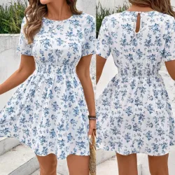 Vestido corto suelto