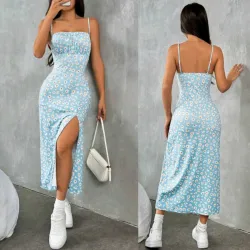 Vestido largo ajustado