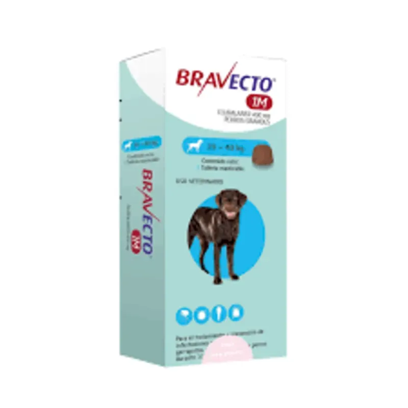 Bravecto 1M para perros de 20 - 40 Kg