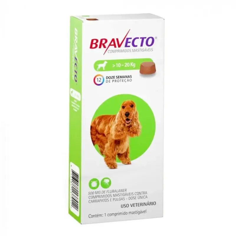 Bravecto 3M para perros de 10 - 20 Kg