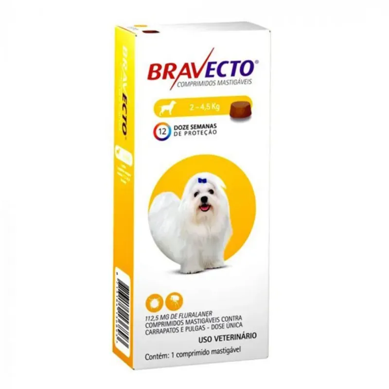 Bravecto 3M para perros de 2 - 4.5 Kg