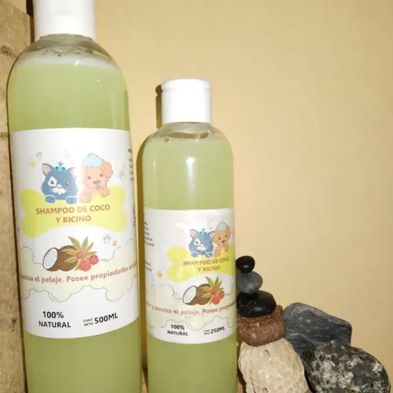 Shampoo de coco con ricino 250 ml