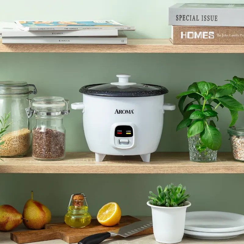 Aroma® 6-Cup (Cooked) Rice & Grain Cooker, New
