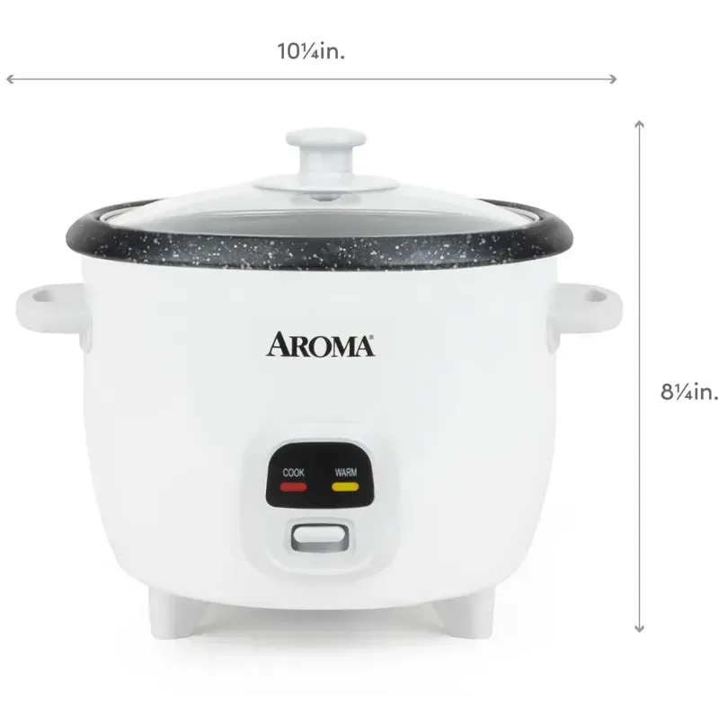 Aroma® 6-Cup (Cooked) Rice & Grain Cooker, New