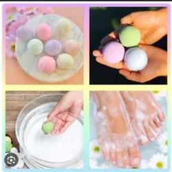 Bombas efervescentes para pedicura 