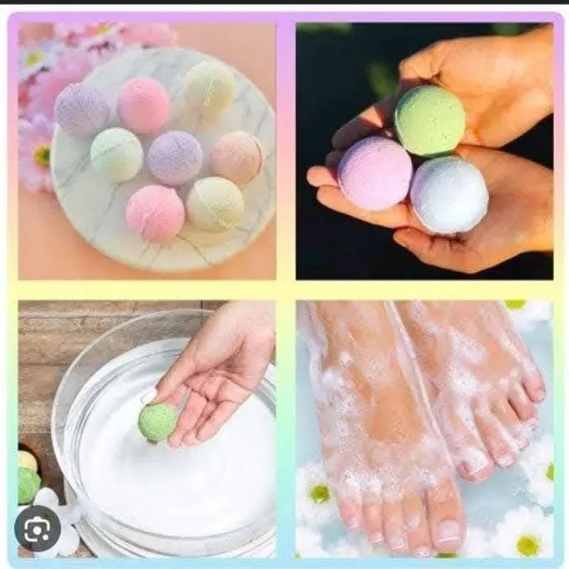 Bombas efervescentes para pedicura 