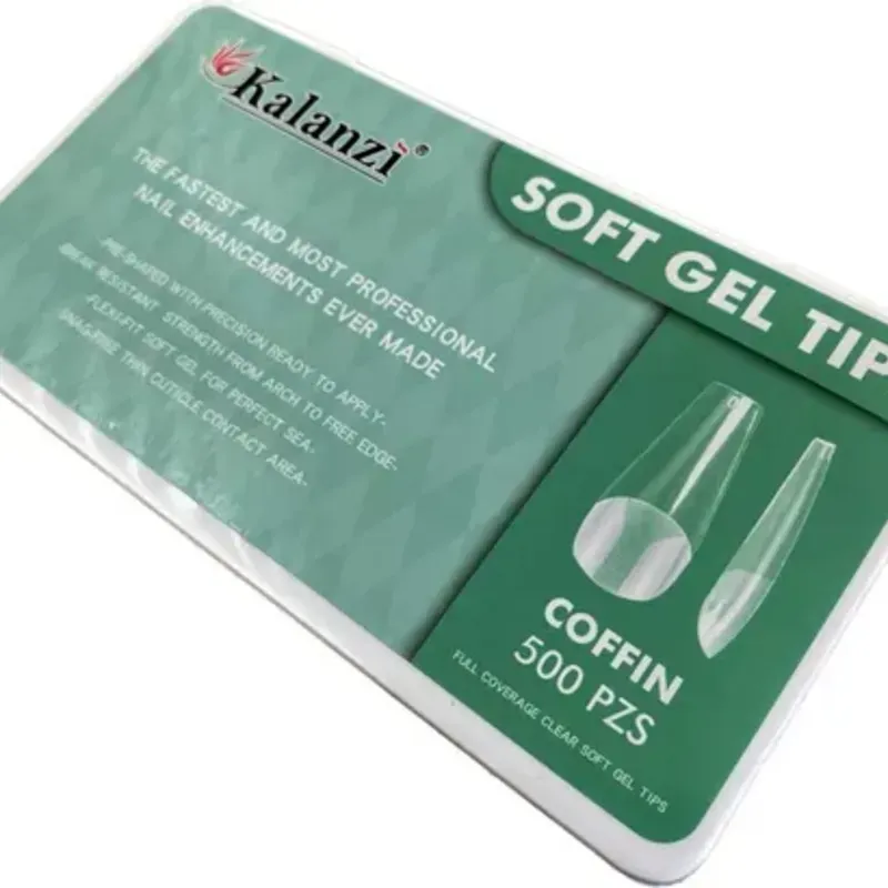 Caja de 500 tips coffin soft gel