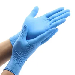Guantes de Nitrilo talla S azul