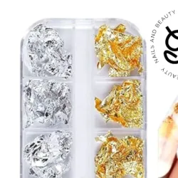 Caja mixta de papel de " oro y plata"