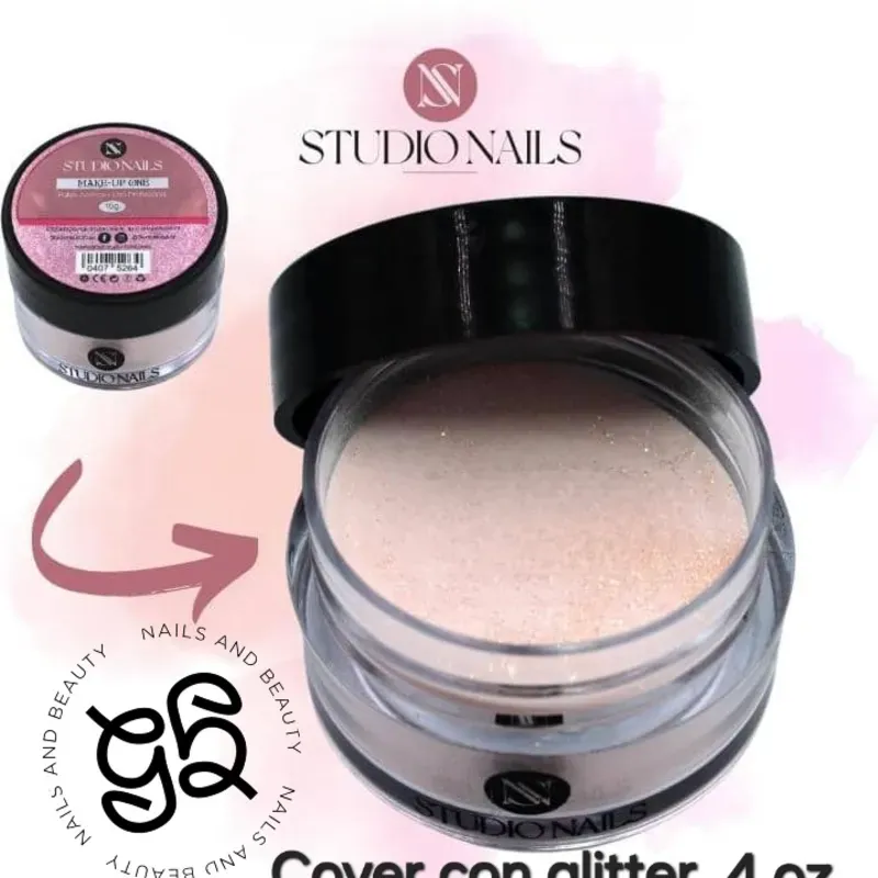  Cover Glitter Studio Nails 4 oz