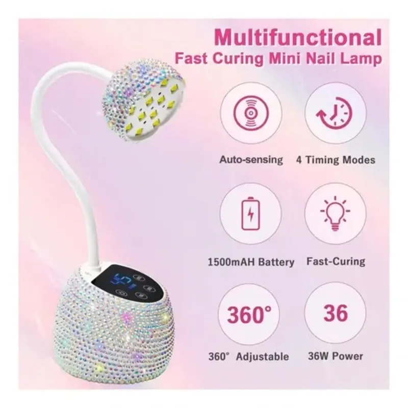 Lámpara recargable UV/ LED 36 W