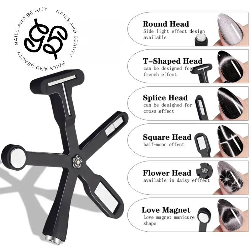 Imán ojo de gato 6 en 1