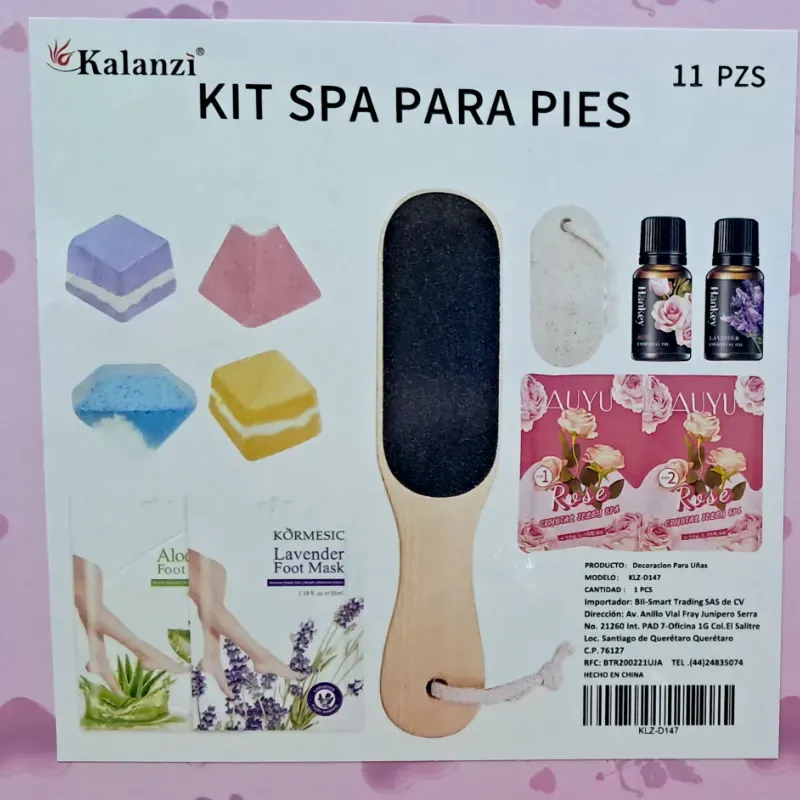 Kit de pedicura Kalanzi 11 pcs 