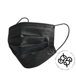 Nasobuco o mascarilla desechable negra