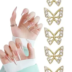 Mariposas metálicas doradas 