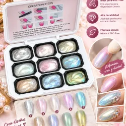 Paleta de gel para difuminar ( Perlados )