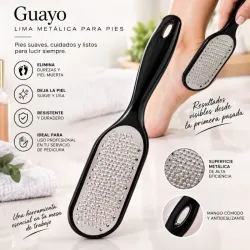 Paleta para pies metálicas ( guayo)