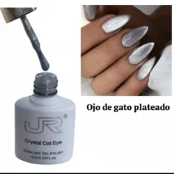 Pintura Ojo de Gato JR Plateada 