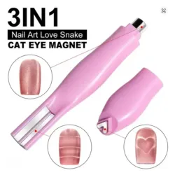 Imán Ojo de gato 3 en 1 corazón 