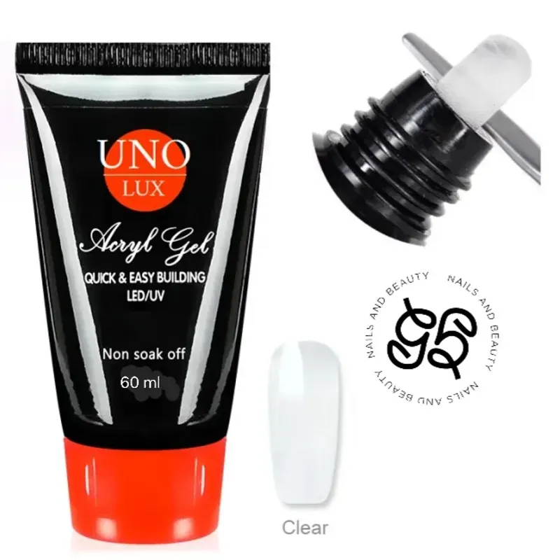 Polygel Clear marca UNO 2 oz