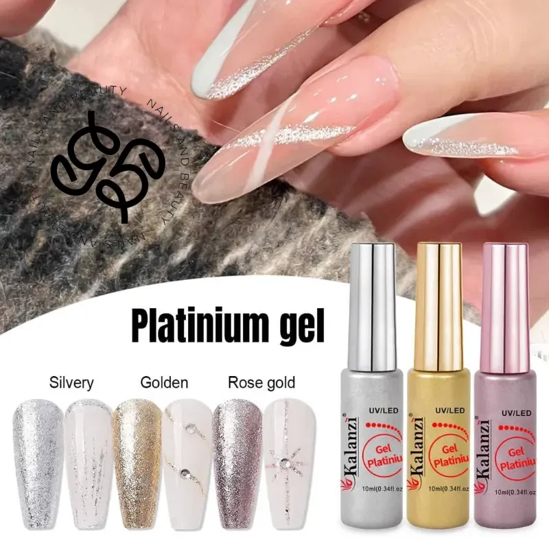 Trío Paiting Kalanzi brillo oro, plata y oro rosa)