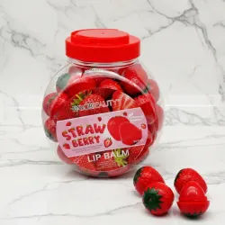 Bálsamos en forma de fresa