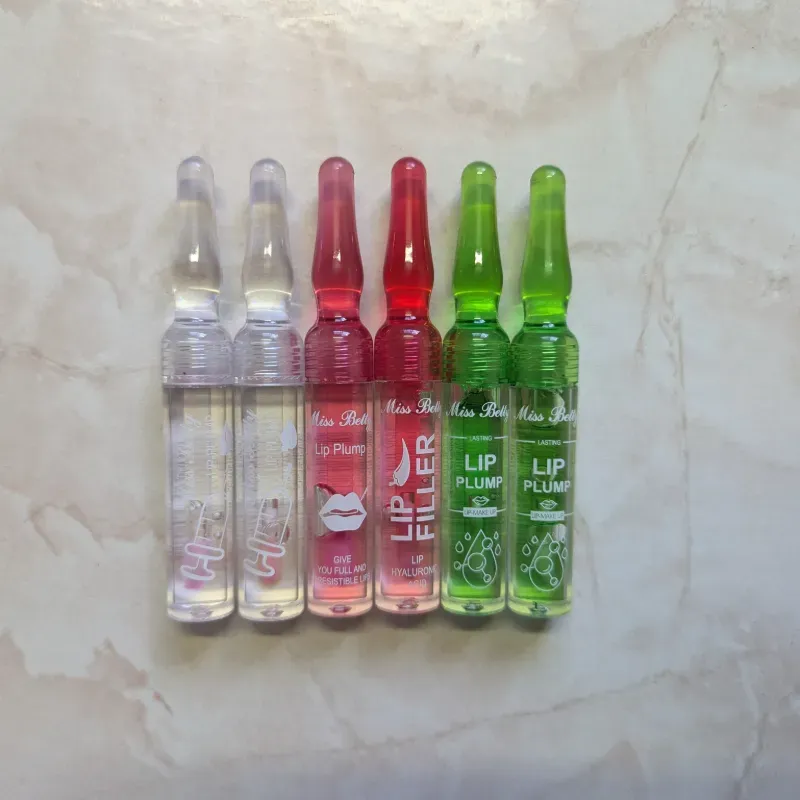 Brillos hinchalabios en forma de ámpula  