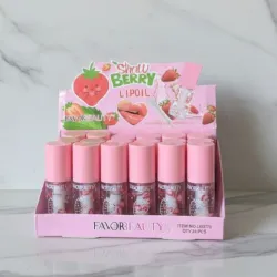 Brillo liso de fresa